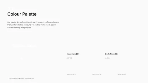 Colour Palette canvas template preview