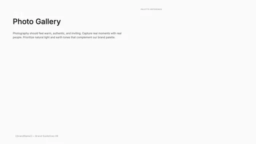Photo Gallery canvas template preview