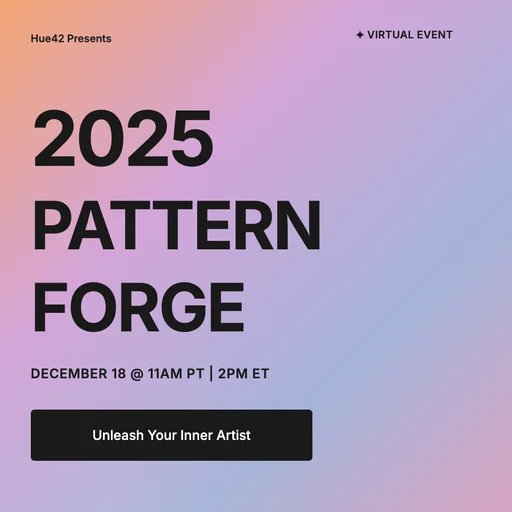 Gradient Mesh Announcement canvas template preview