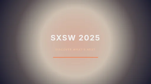 SXSW Gradient Loop canvas template preview