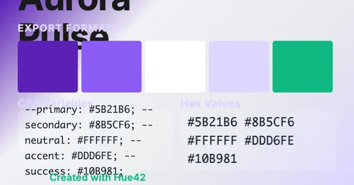 Palette Export Showcase canvas template preview