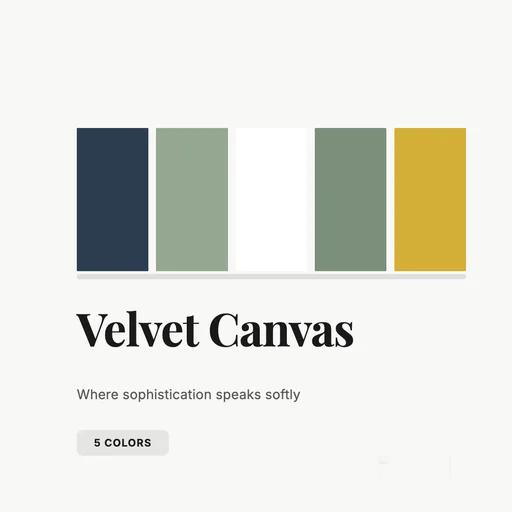 Minimal Palette Card v4.0 canvas template preview