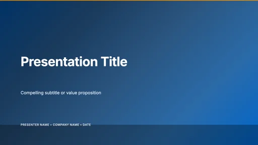 Title Slide v4.0 - Opening Impact canvas template preview