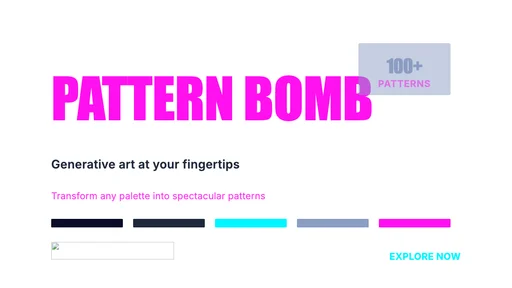 Pulse Launch - Pattern Bomb v4.0 canvas template preview