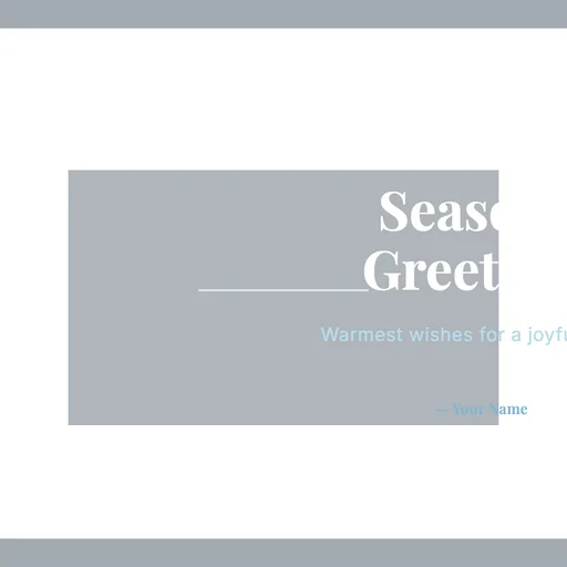 Winter Greeting Card v5.4.0 canvas template preview
