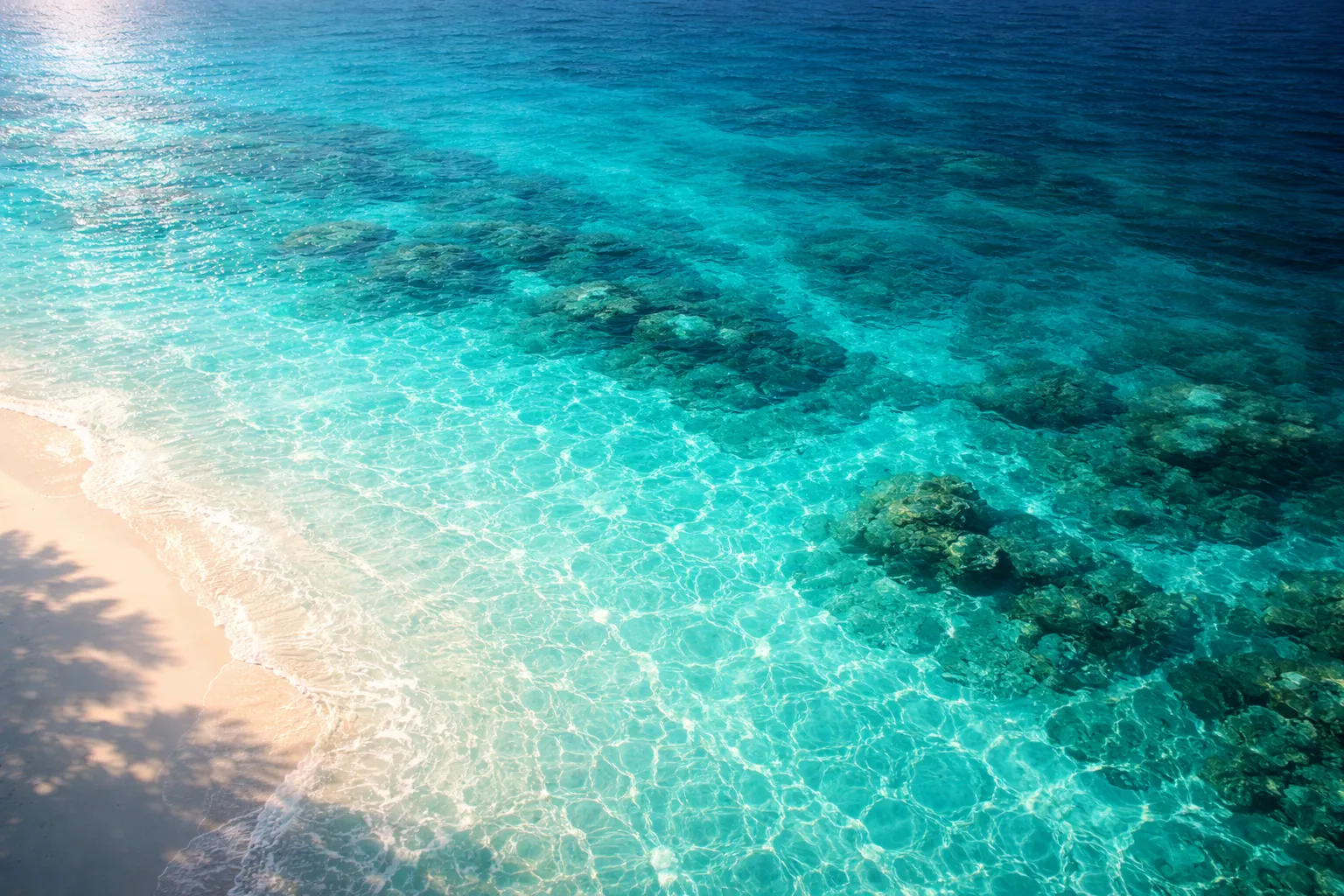 Turquoise waters